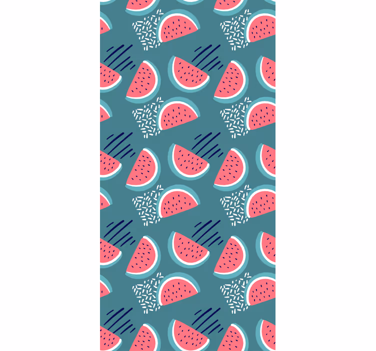 Watermelon Slice Motif fruit and vegetable roller blind - TenStickers
