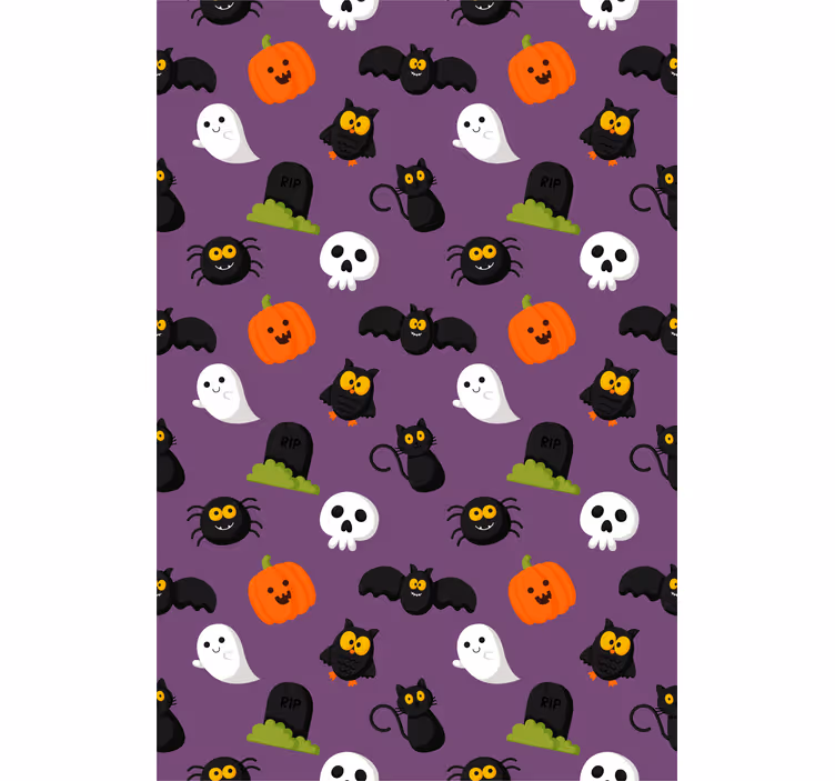 Halloween theme characters Childrens blind - TenStickers