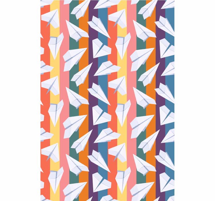 White paper planes fly Childrens blind - TenStickers