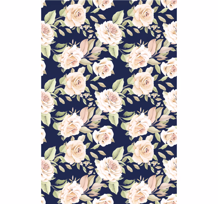 Vintage pattern flowers and plant blind - TenStickers
