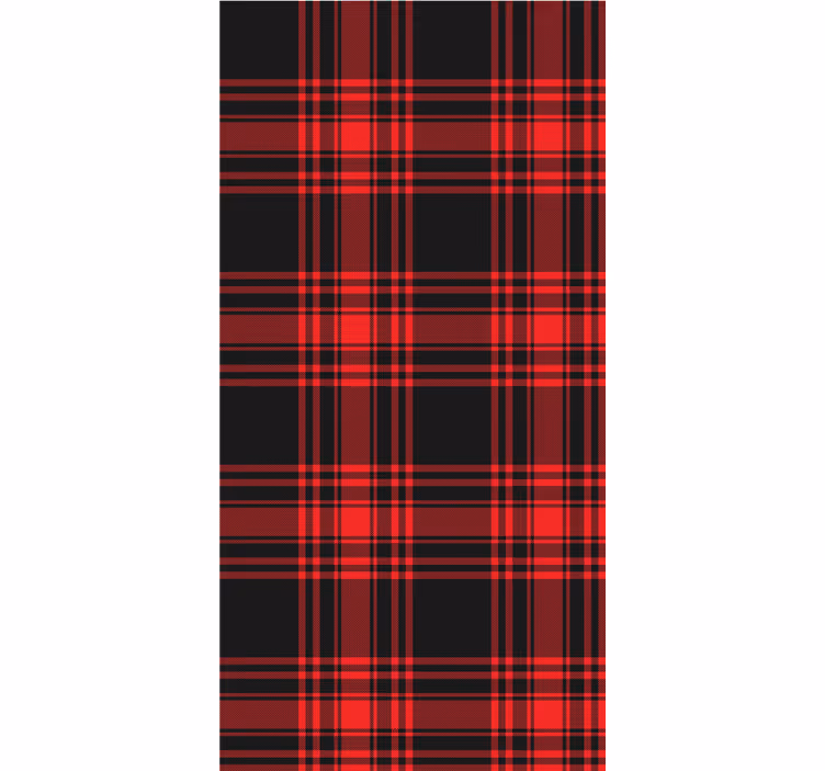 Tartan pattern texture and pattern roller blind - TenStickers
