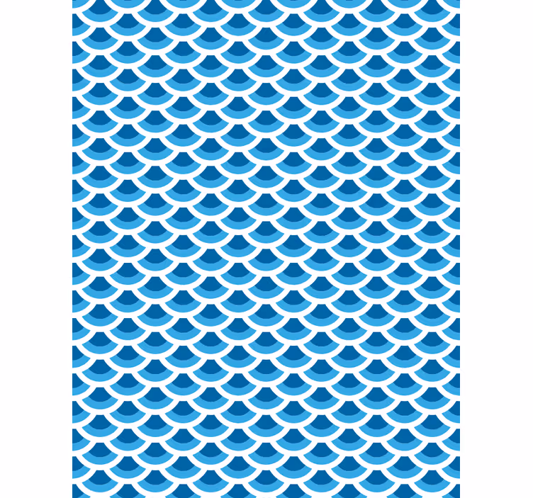 Texture and pattern roller blind ocean wave design - TenStickers