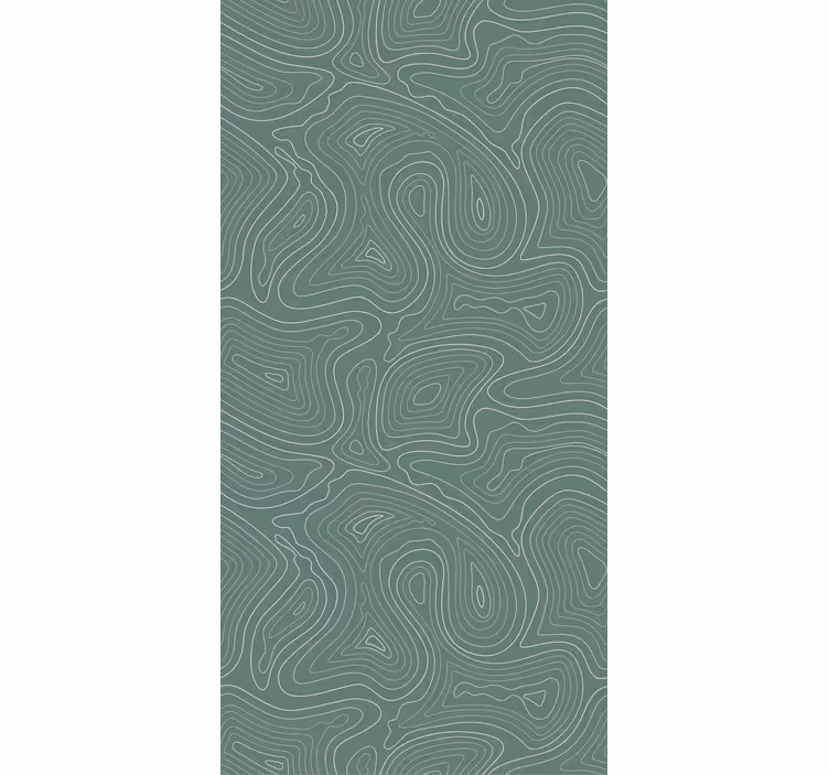 Fluid Topography Lines texture and pattern roller blind - TenStickers