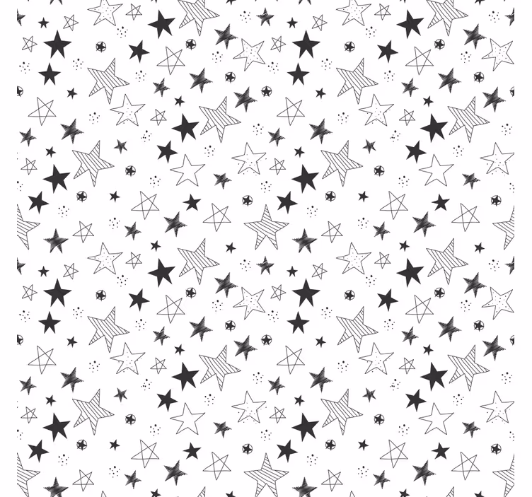 Grey starry adventure children room roller blind - TenStickers