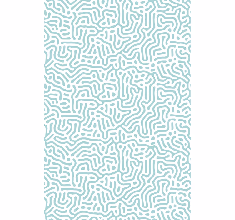 Green and white nature pattern and plant blind - TenStickers