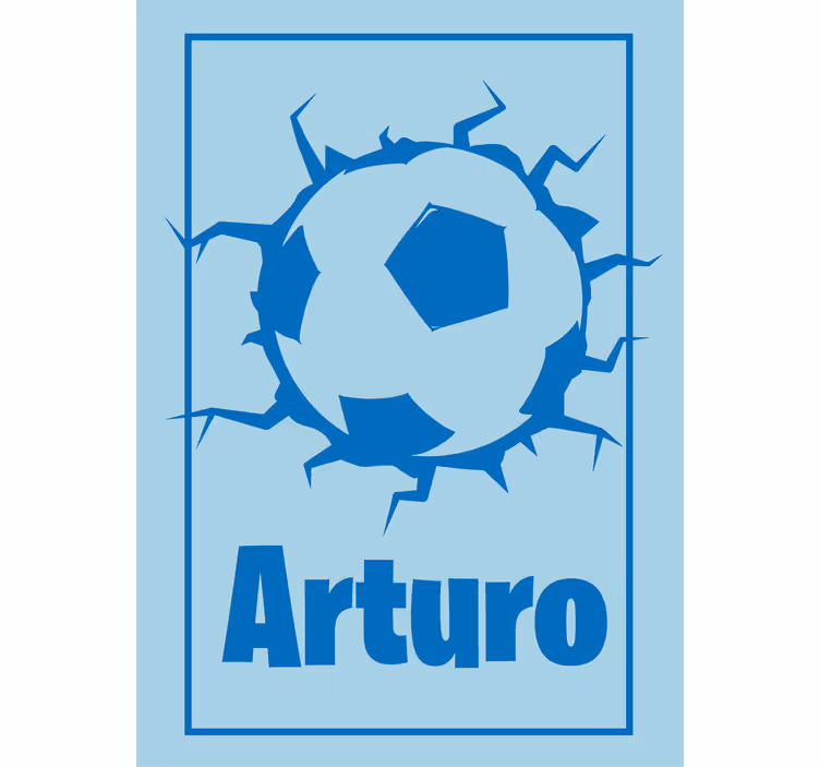 Customized Soccer Design sports roller blind - TenStickers