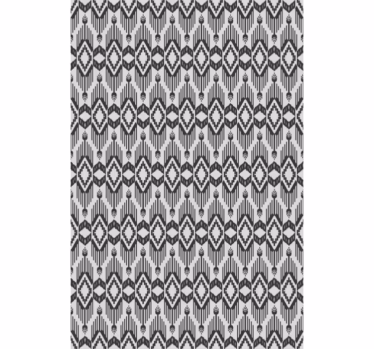 Grey geometric elements modern roller blind - TenStickers