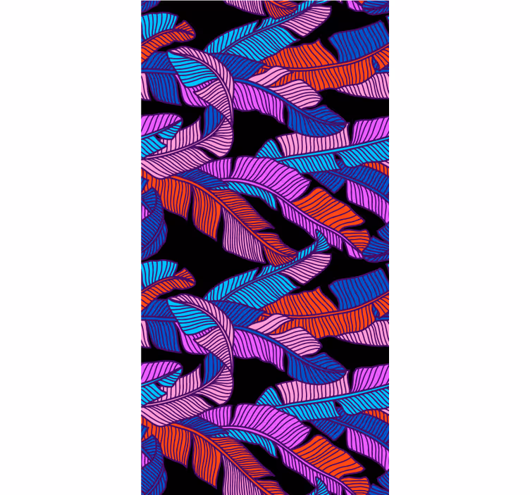 Electric plume pattern original roller blind - TenStickers