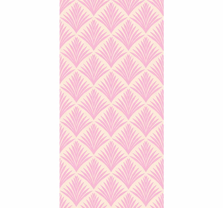 Elegant Palm Pattern flowers and plants roller blind - TenStickers