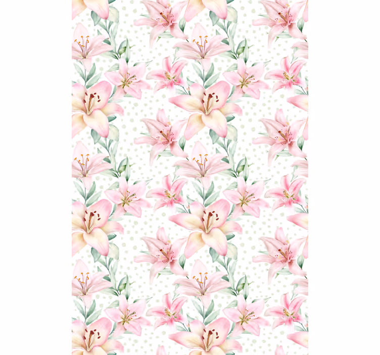 Delicate Floral Elegance flowers and plants roller blind - TenStickers