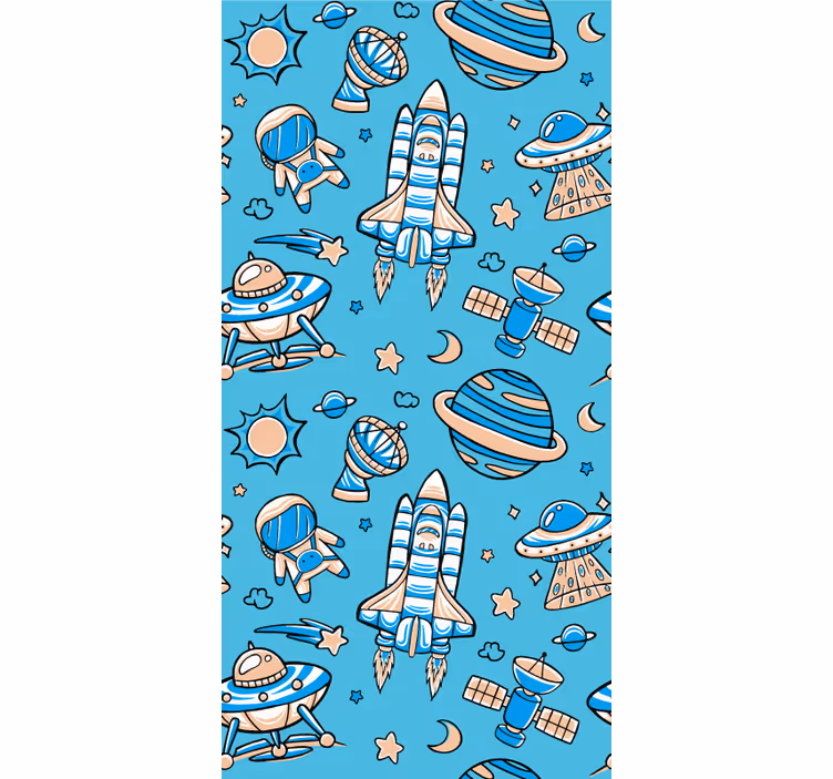 Space Exploration Adventures geek roller blind - TenStickers