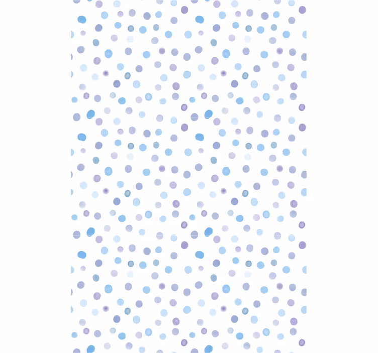 Texture and pattern roller blind in blue dot shades - TenStickers