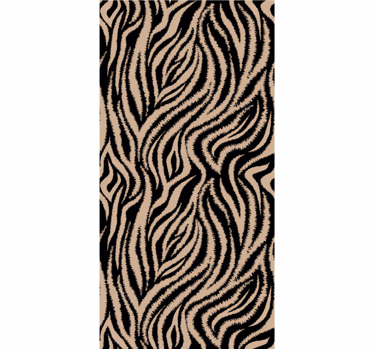 Texture and pattern roller blind zebra stripes design - TenStickers