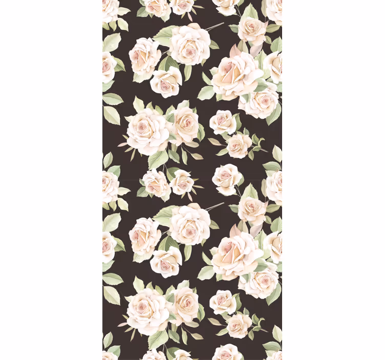 Elegant Rose Theme flower roller blind - TenStickers