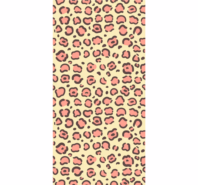 Yellow and pink leopard skin Childrens blind - TenStickers