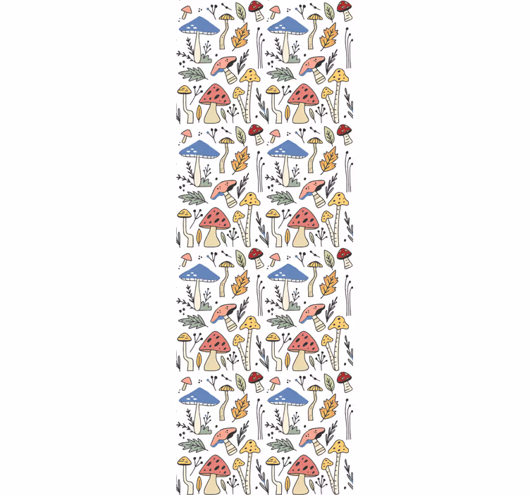 Fungi and Flora flowers and plants roller blind - TenStickers