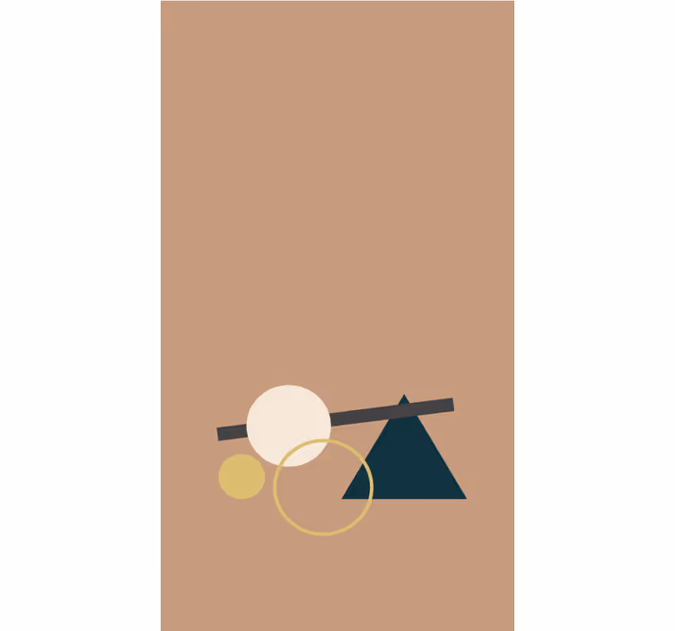 The balance of geometric figures Modern blind - TenStickers