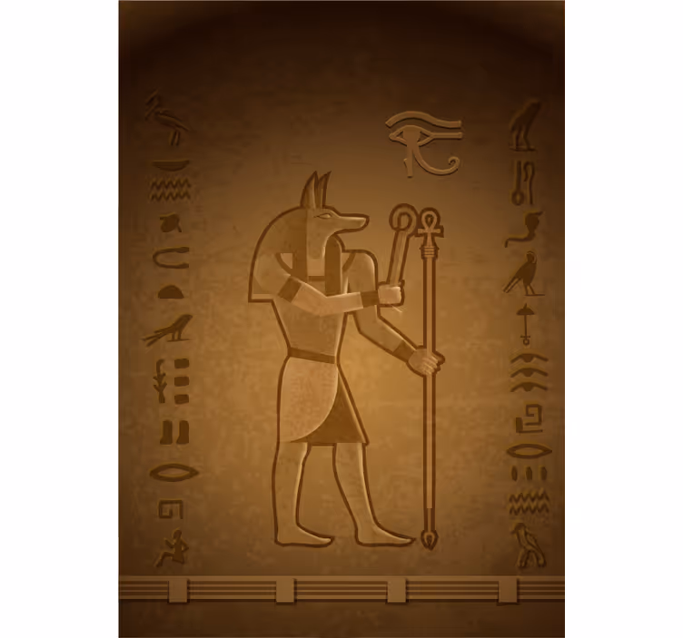 Egyptian God Seth original roller blind - TenStickers