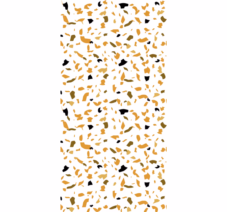 Warm colors Terrazzo style and pattern blind - TenStickers