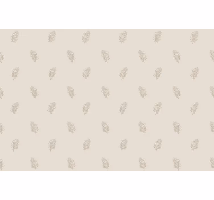 Nordic style leaf vines in beige Nordic blind - TenStickers