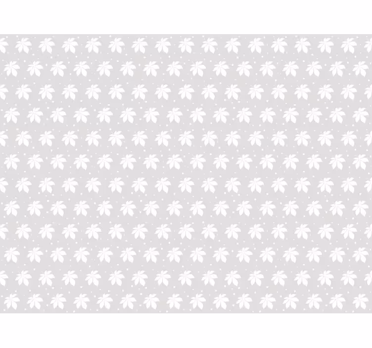 Delicate Flower Pattern flowers and plants roller blind - TenStickers