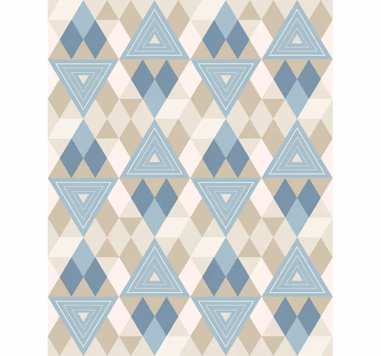 Geometric Triangles Pattern modern roller blind - TenStickers
