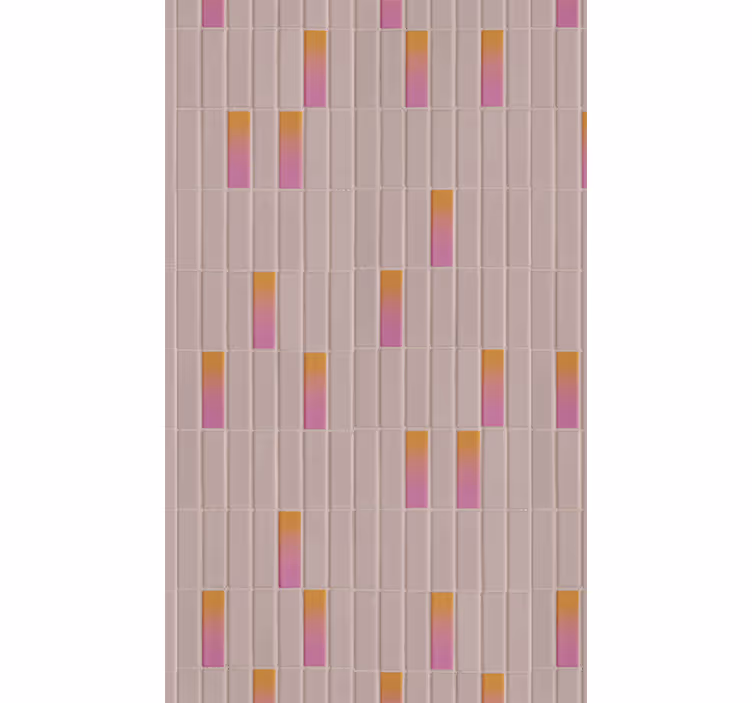 Texture and pattern roller blind in gradient pink - TenStickers