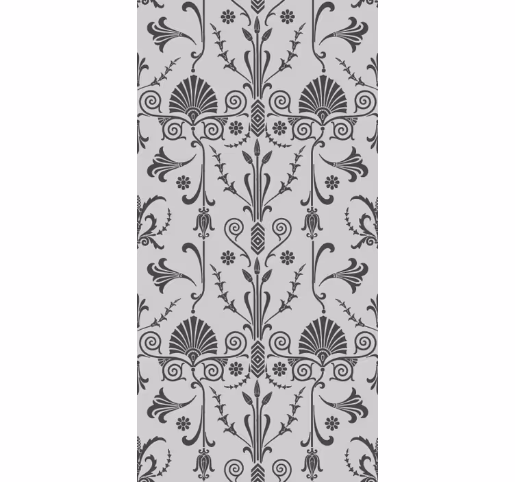 Graceful Botanical Arrangements flower roller blind - TenStickers