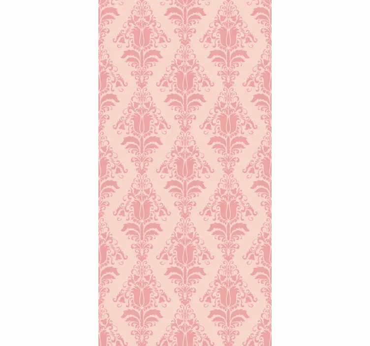 Elegant roller blind in soft pink design - TenStickers