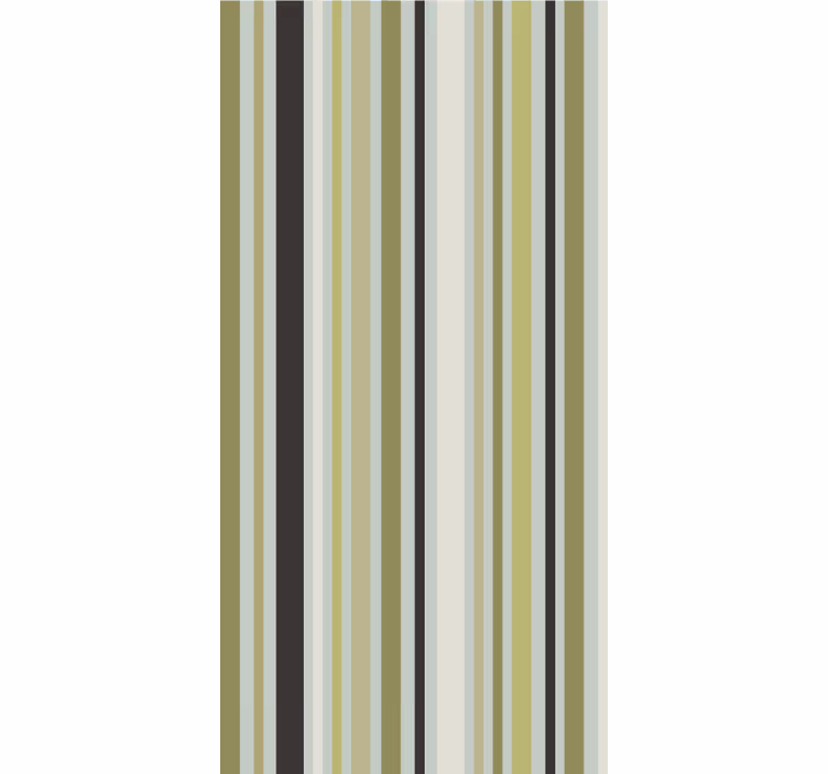 Linear green stripes modern roller blind - TenStickers