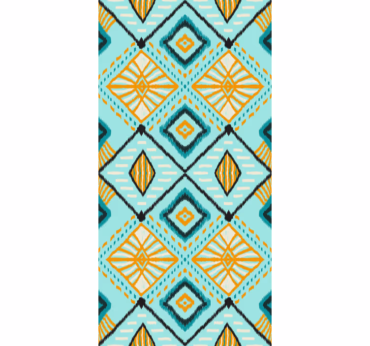 Geometric Diamond Motif living room roller blind - TenStickers