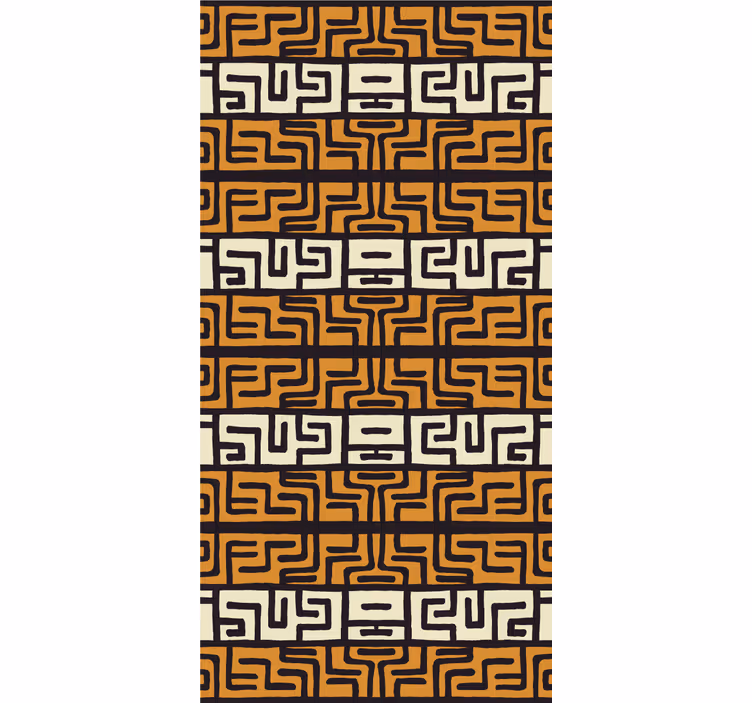 Geometric Arrangement Blend texture and pattern roller blind - TenStickers