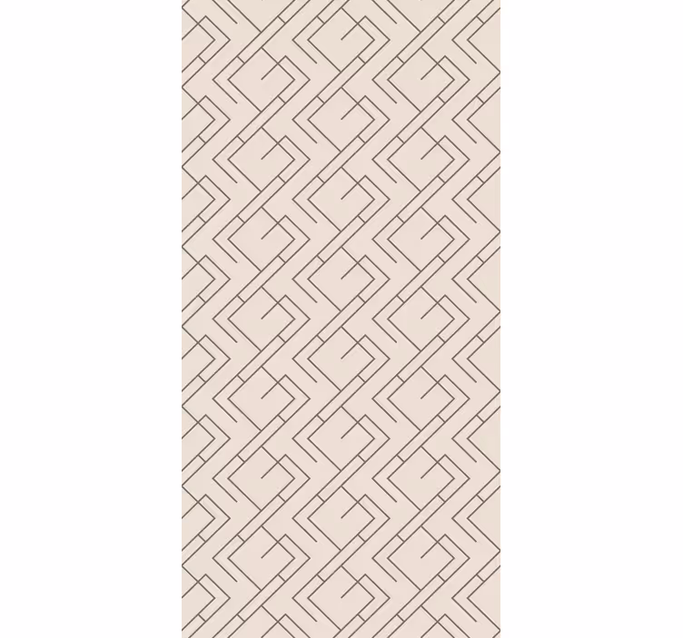 Geometric Line Pattern modern roller blind - TenStickers