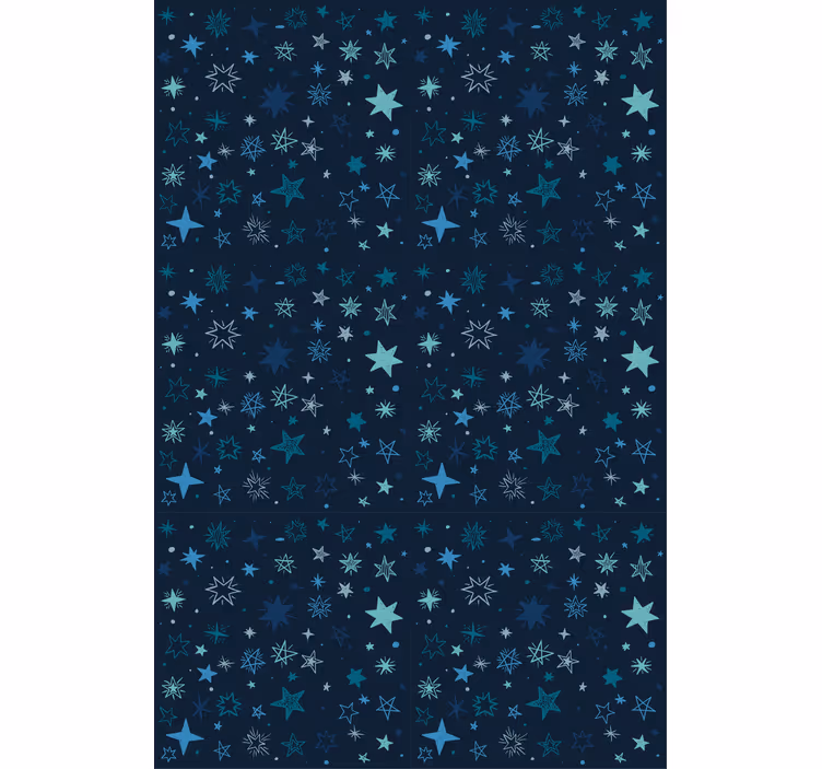 Celestial evening sky children room roller blind - TenStickers