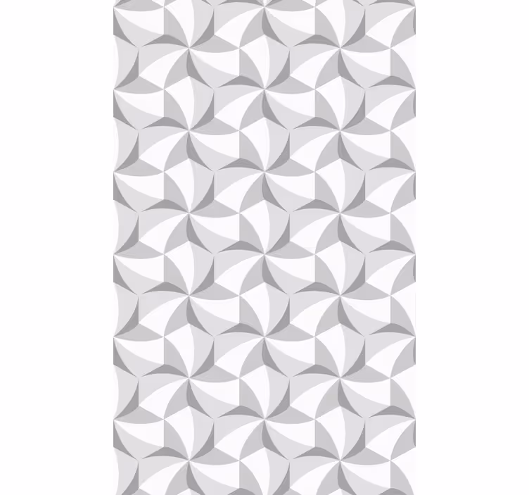 Geometric grey theme modern roller blind - TenStickers