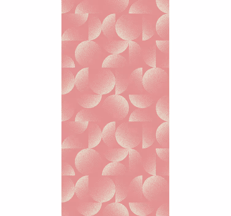 Pastel semicercles Living room blind - TenStickers