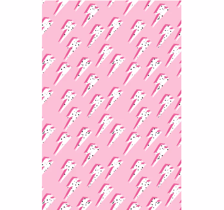 White rays on pink background teenage bedroom roller blind - TenStickers