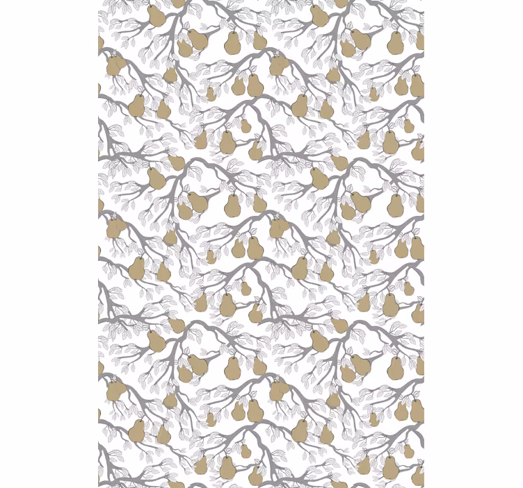 Pears on Branches fruit and vegetable roller blind - TenStickers