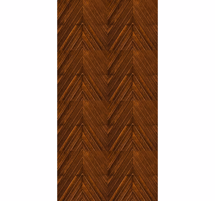 Chevron Wood Pattern rustic roller blind - TenStickers