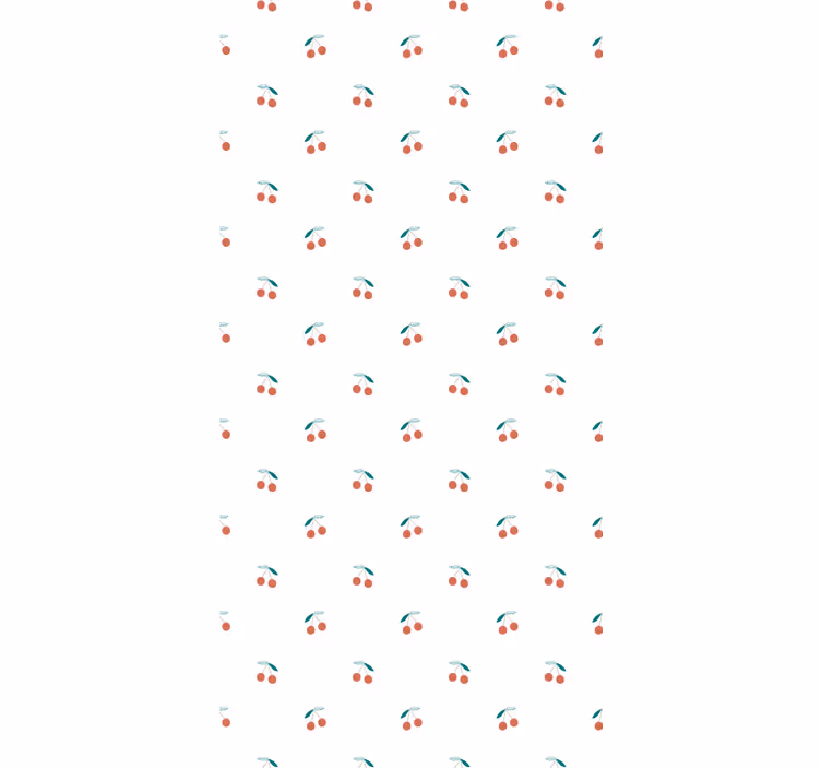 Cherry Pattern Design fruit and vegetable roller blind - TenStickers