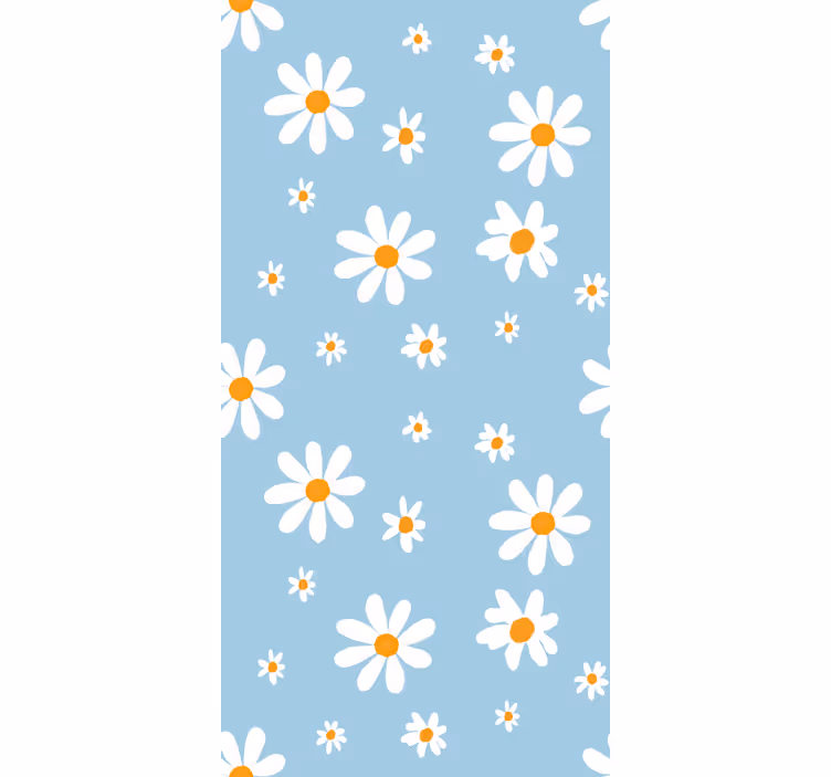 Little & big daisies Flowers and plant blind - TenStickers