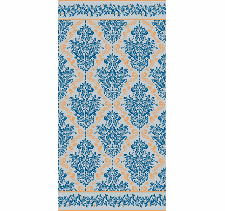 Floral baroque pattern elegant roller blind - TenStickers