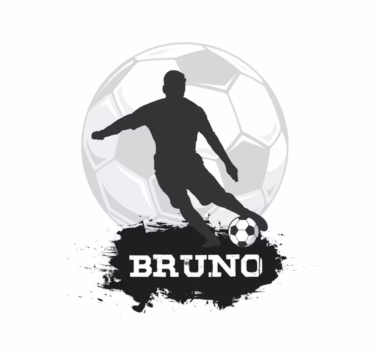 Customisable football ball soccer roller blind - TenStickers