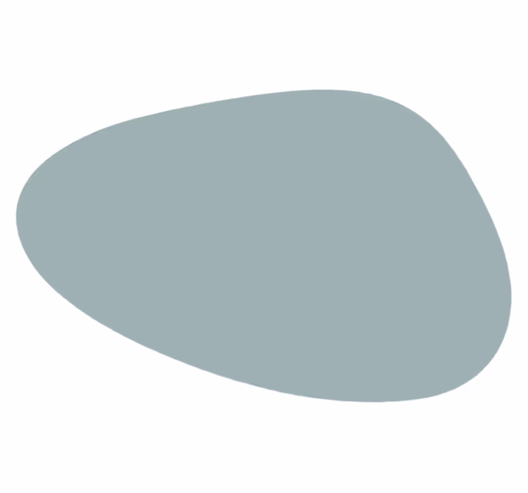 irregular shape placemats - TenStickers