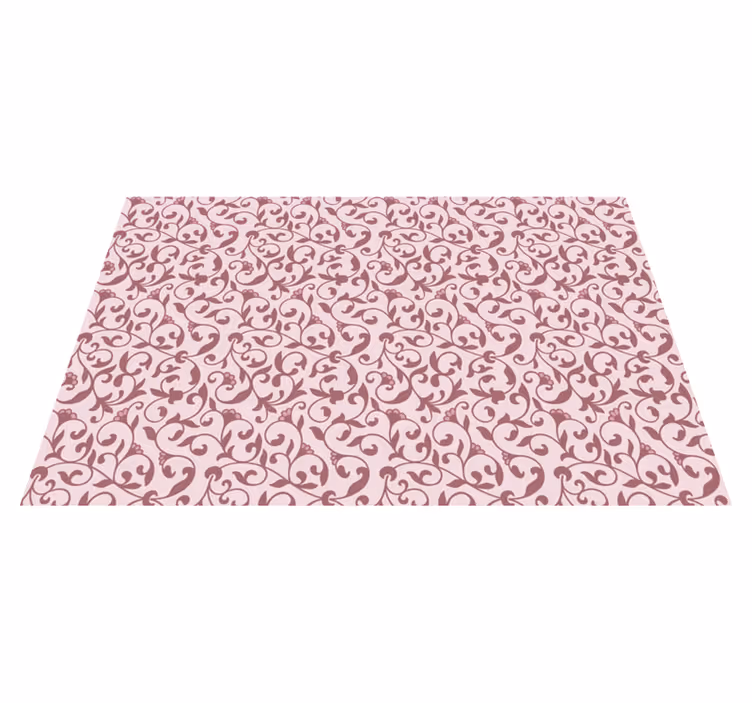 Pink ramifications floral placemats - TenStickers
