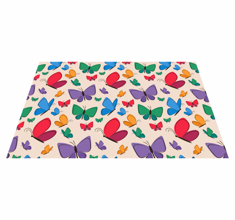 Original placemats colorful butterfly display - TenStickers