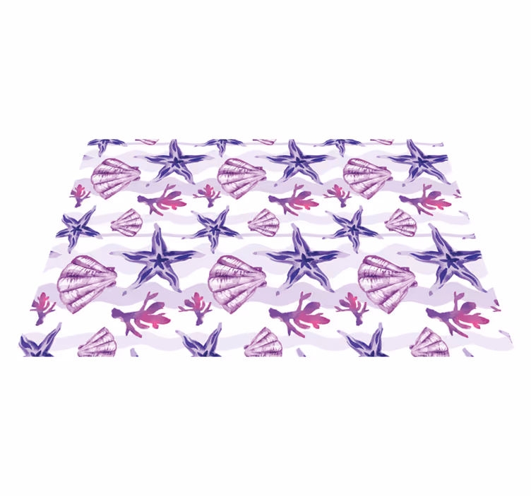 Original placemats sea shell designs - TenStickers