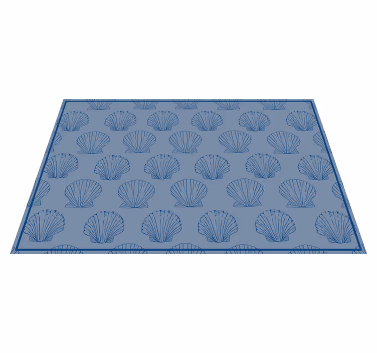 Original placemats shell pattern elegance - TenStickers