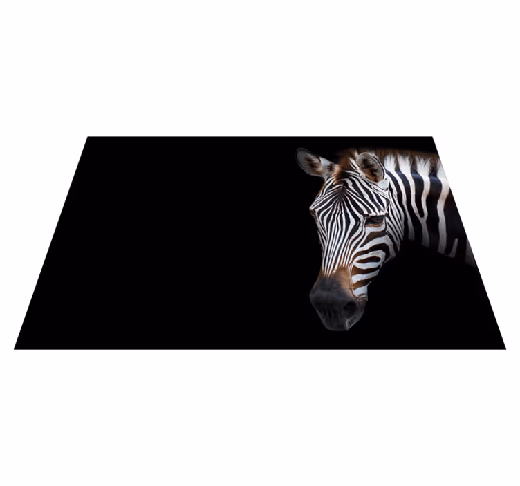 Realistic picture zebra placemats - TenStickers