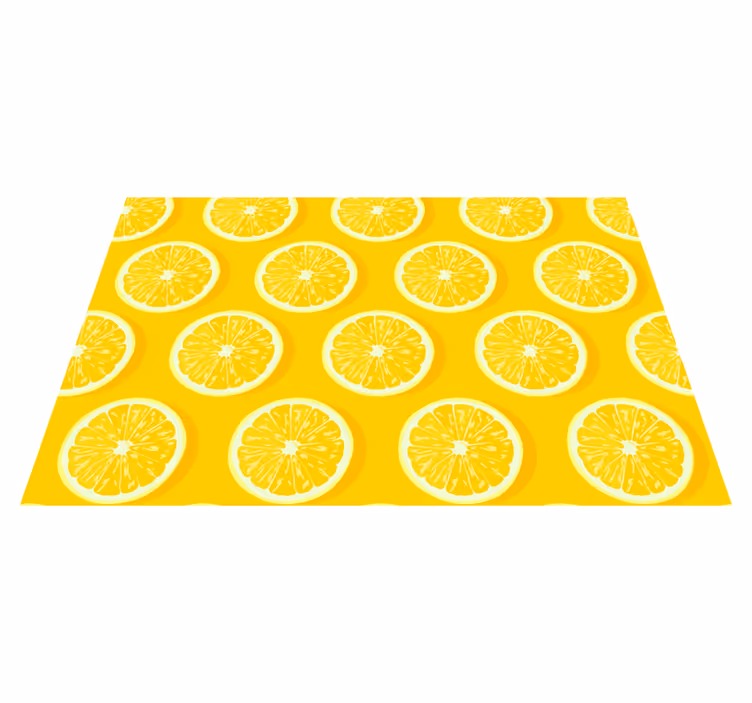 Sliced lemons citrus placemats - TenStickers